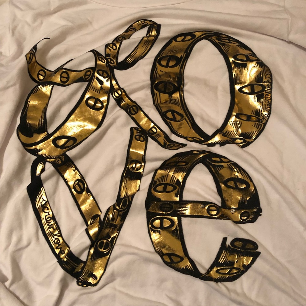 Lauren Moshi Love good foil long sleeve